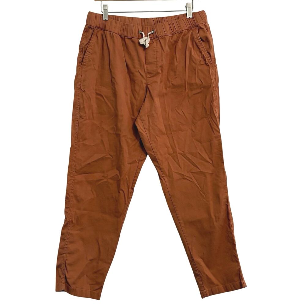 Pact Organic Pull On Pants Womens Size Medium Organic Cotton Pocket Coastal